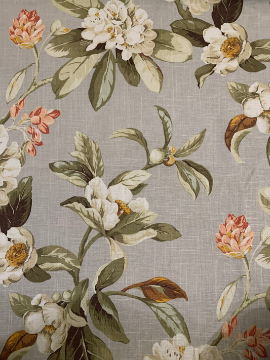 Waverly Screen Printed Linen, Total Yards 2 1/3